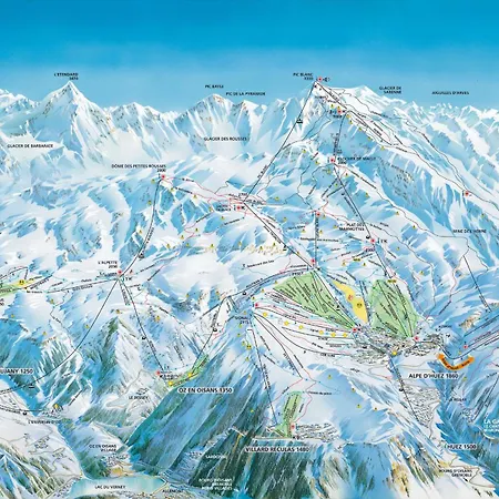 Apartment 6 Personnes, Vue, Domaine Alpes D'huez Vaujany